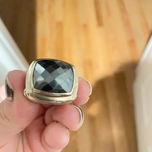 David Yurman Hematite cable ring